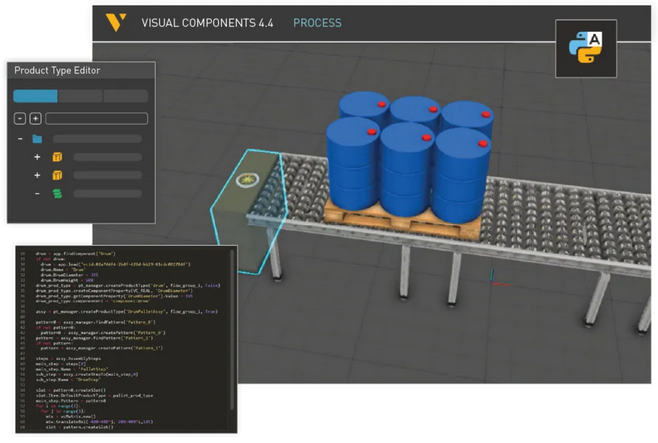 数字化工厂非标生产线仿真软件——Visual Components